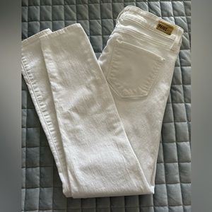 PAIGE Verdugo ankle, white denim. Size 26